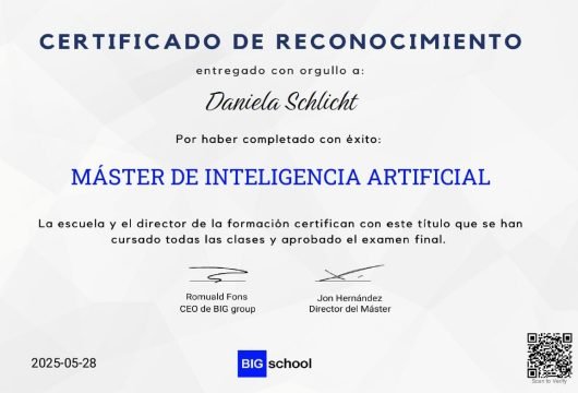 Zertifikat: KI-Masterkurs 2025